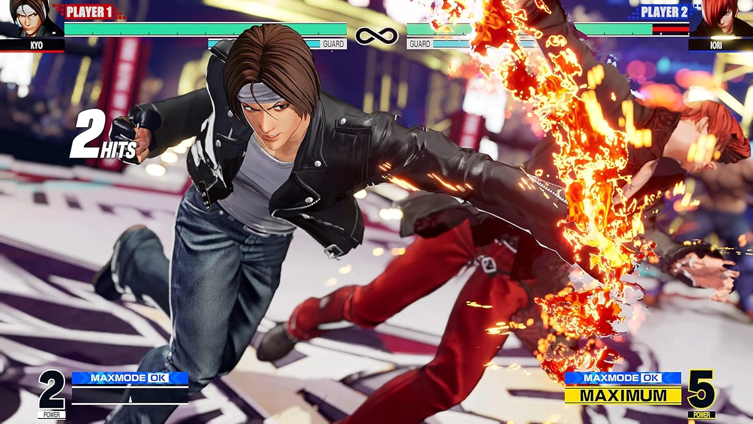 The King of Fighters XV PS5 game cover – KOF XV fighting game for PlayStation 5