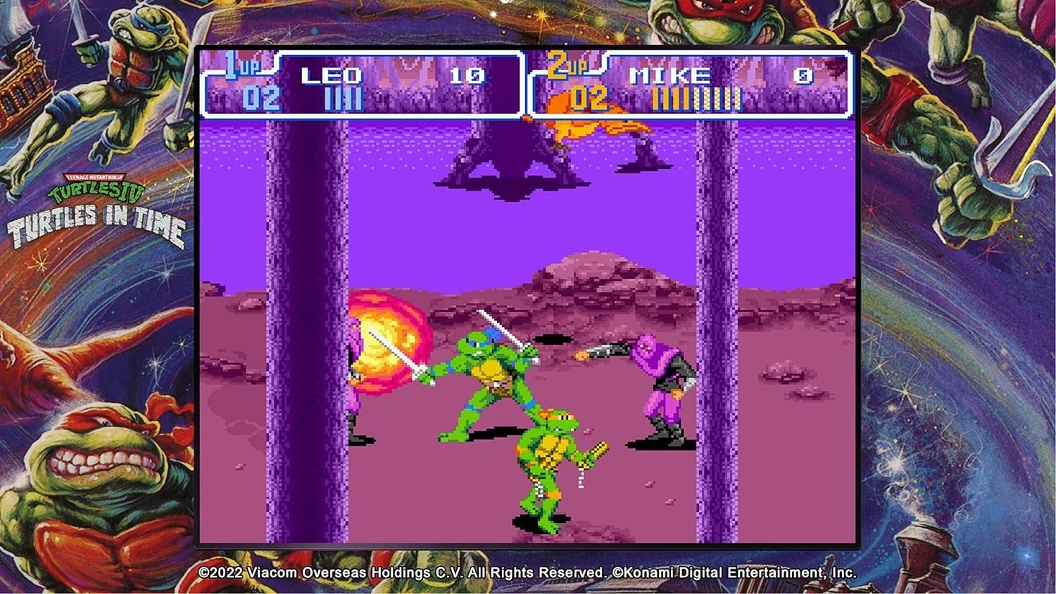 TMNT Cowabunga Collection PS5 game cover showing all four Ninja Turtles – 13 classic TMNT games collection available at PS5 games price in Pakistan
