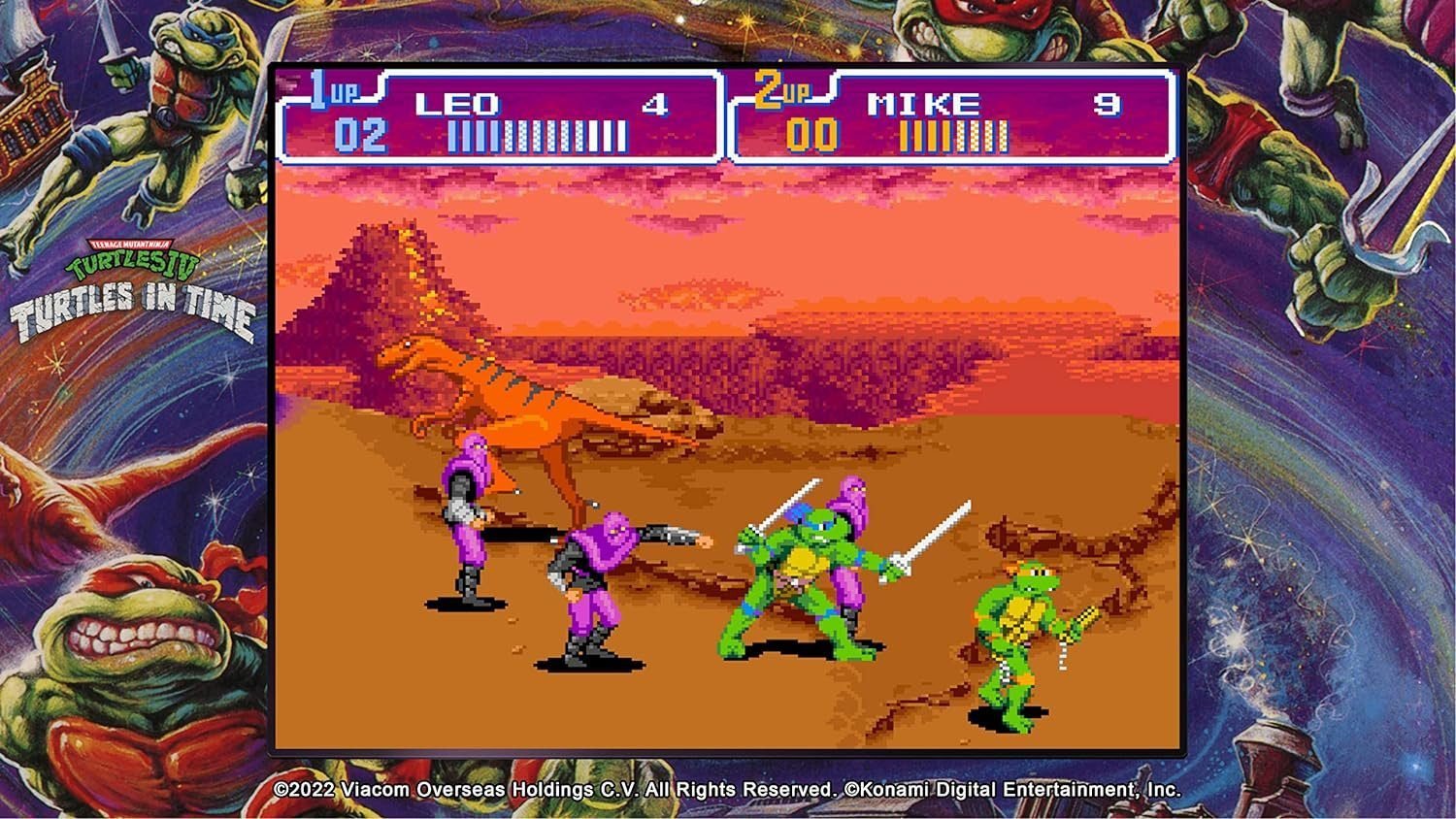 TMNT Cowabunga Collection PS5 game cover showing all four Ninja Turtles – 13 classic TMNT games collection available at PS5 games price in Pakistan
