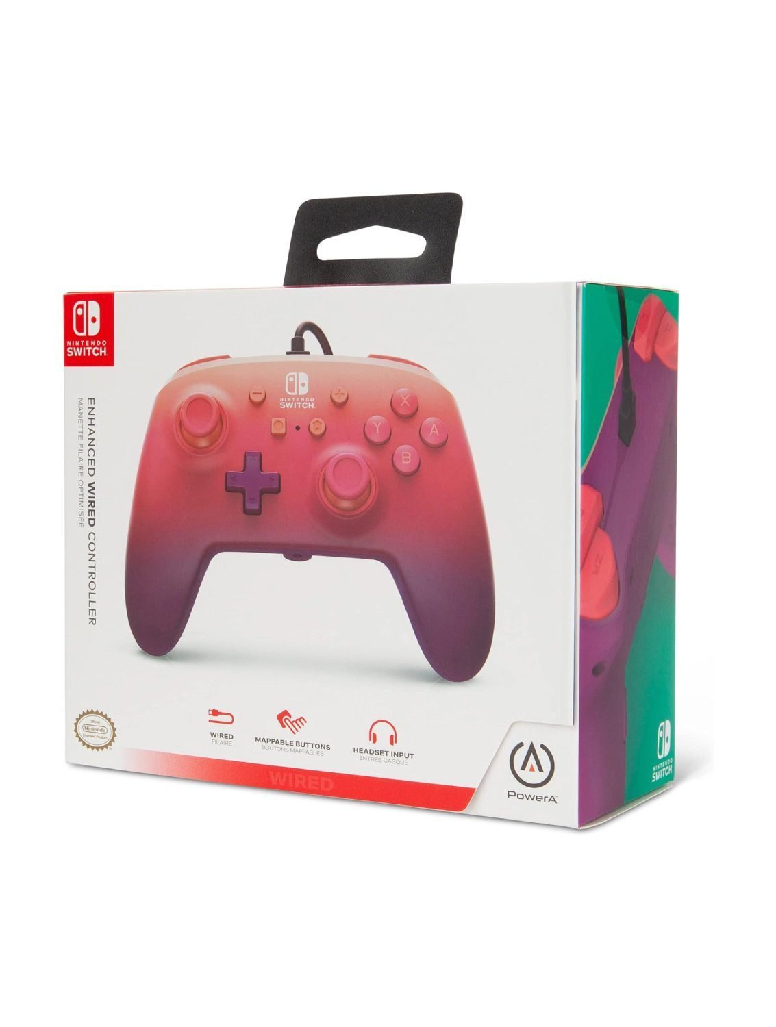 Nintendo controller price in Pakistan PowerA Fuchsia Fantasy box