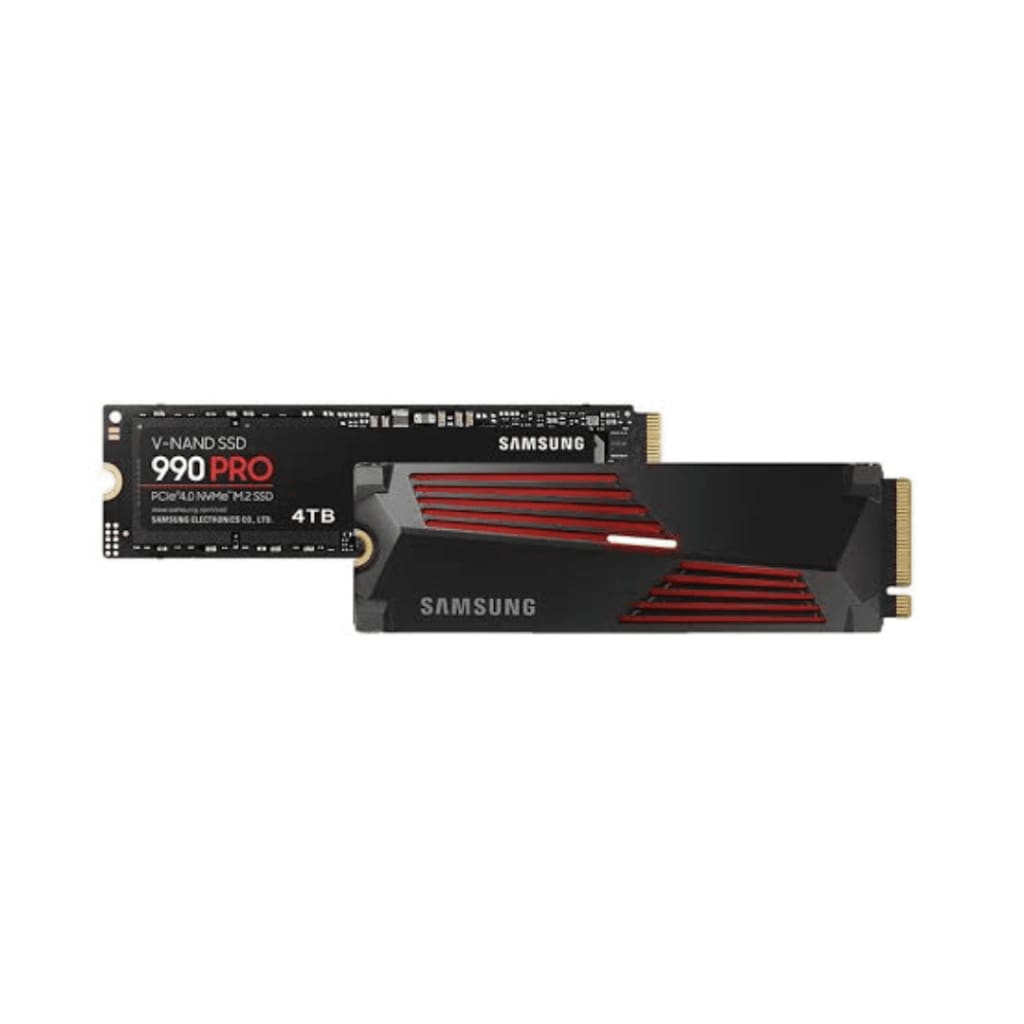 Samsung 990 PRO 4TB PCIe Gen4 NVMe SSD, high speed gaming storage drive