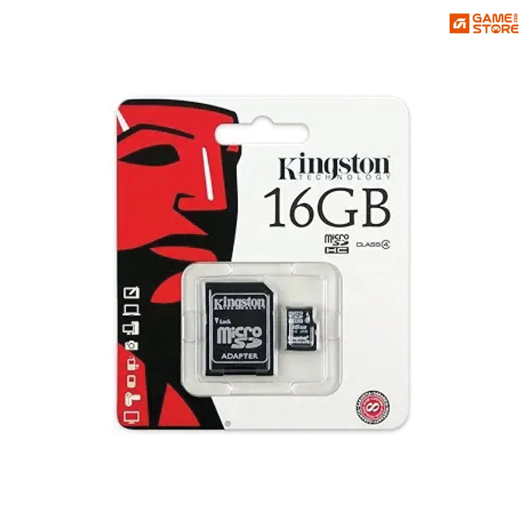 Kingston Canvas Select 16GB Micro SDHC memory card with SD adapter, storage card for phones and cameras in Pakistan