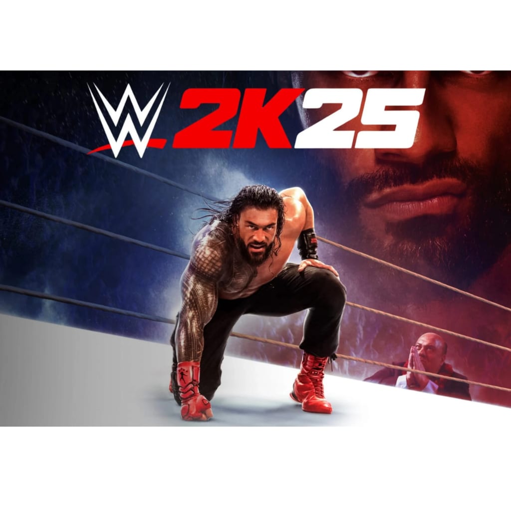 WWE 2K25 Switch 2 game case front cover art
