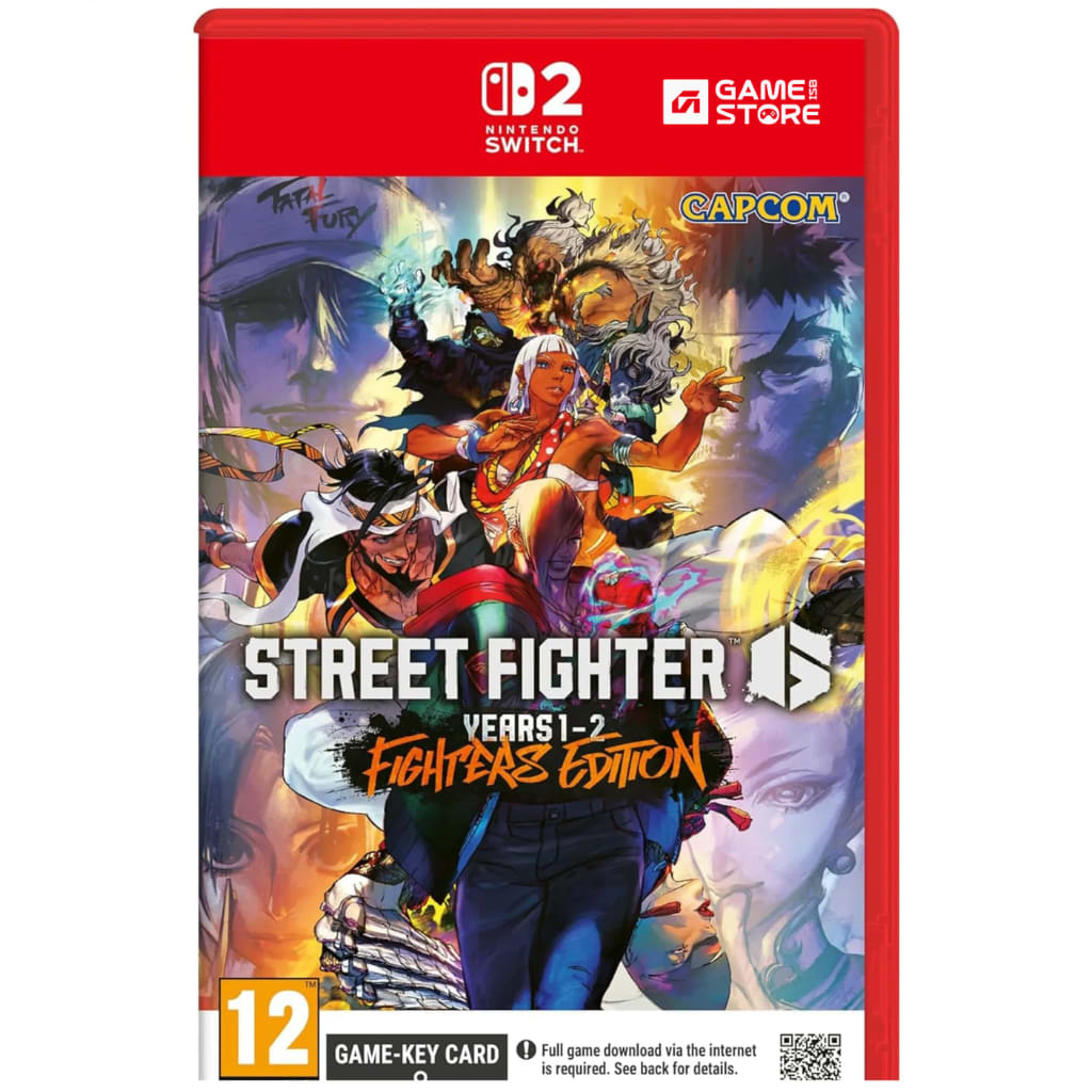 Street Fighter 6 Nintendo Switch 2 game case cover art