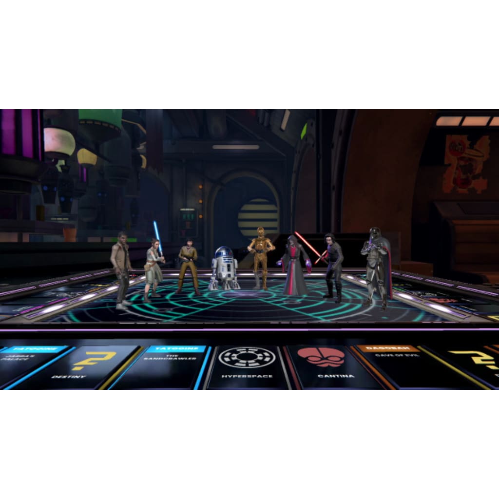 Monopoly Star Wars Heroes vs Villains Switch 2 cover featuring Star Wars characters on a game board, Nintendo Switch 2 family games in Pakistan