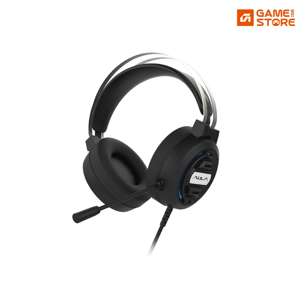 Aula S603 wired gaming headset with 7 color breathing RGB light, gaming headset price in Pakistan