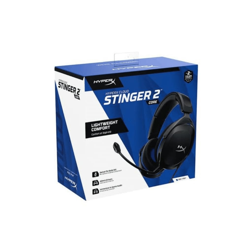 HyperX Cloud Stinger 2 Core PlayStation gaming headset open box, PS5 gaming headset price in Pakistan