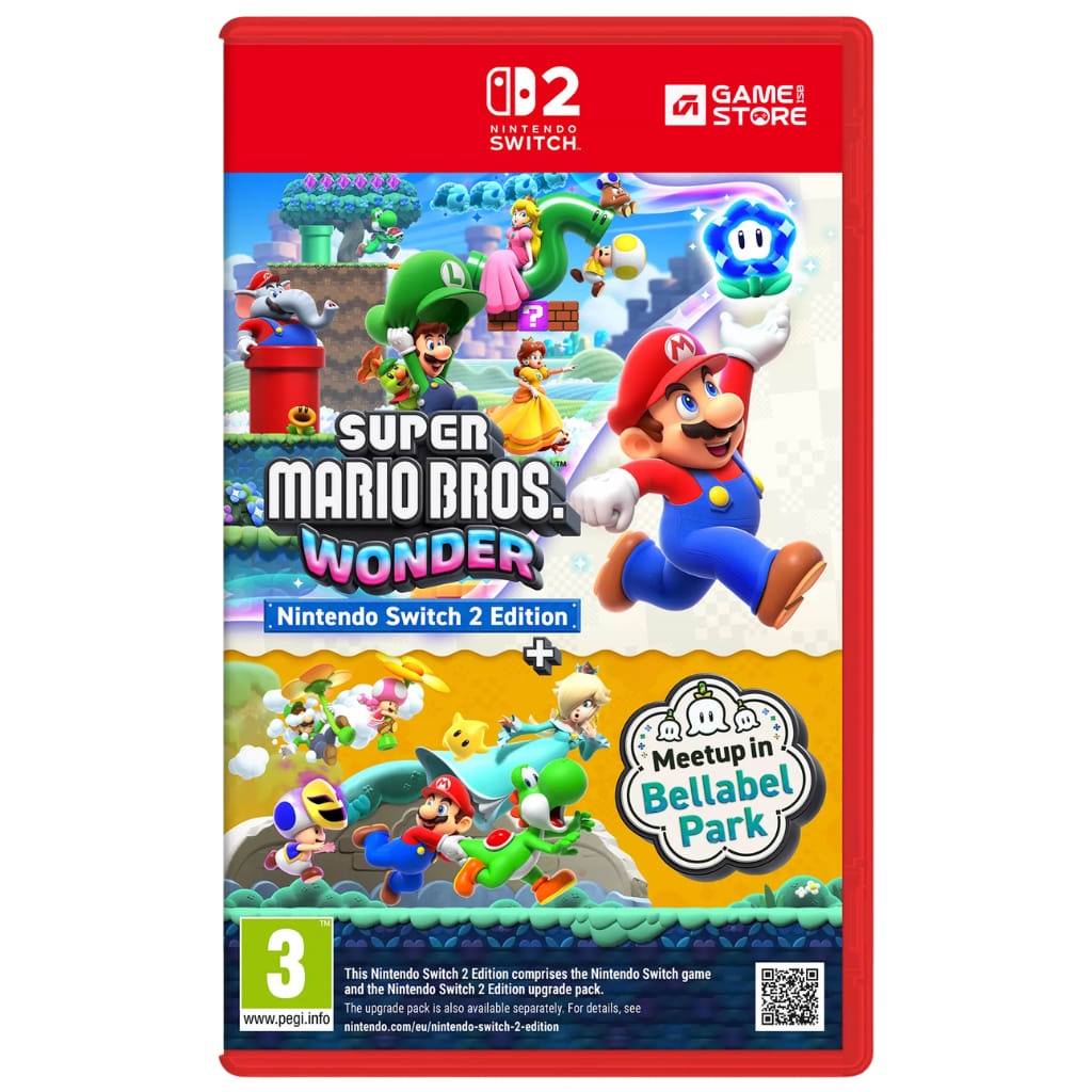 Super Mario Bros Wonder Switch 2 game case cover for Nintendo Switch 2 Games in Pakistan