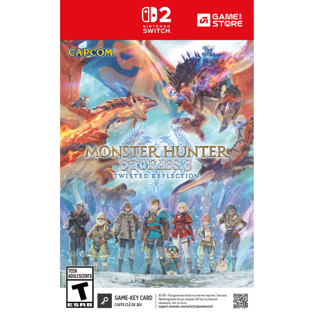 Monster Hunter Stories 3 Twisted Reflection Switch 2 game cover for Nintendo Switch 2 Games in Pakistan
