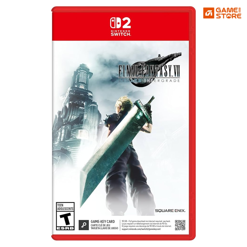 Final Fantasy VII Remake Intergrade Nintendo Switch 2 game case price in Pakistan