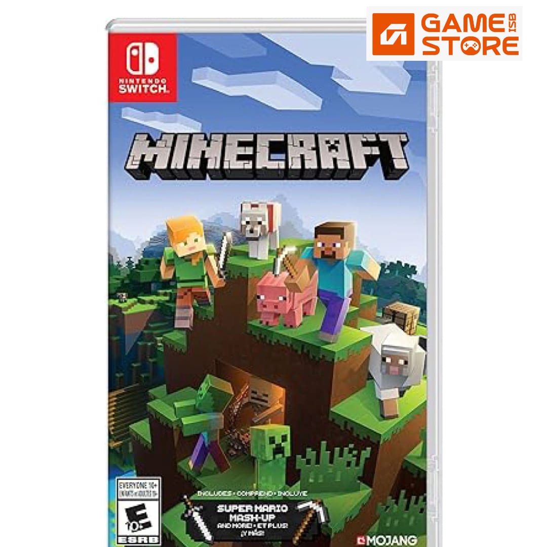Minecraft Nintendo Switch used game case front cover