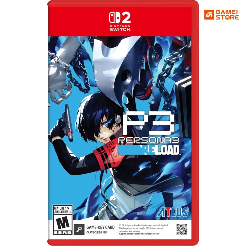 Persona 3 Reload Nintendo Switch 2 game case cover, JRPG game price in Pakistan at Games E-Store