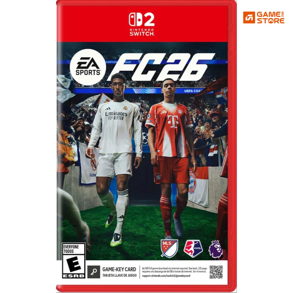 EA Sports FC 26 Nintendo Switch 2 game cover, football game price in Pakistan at Games E-Store