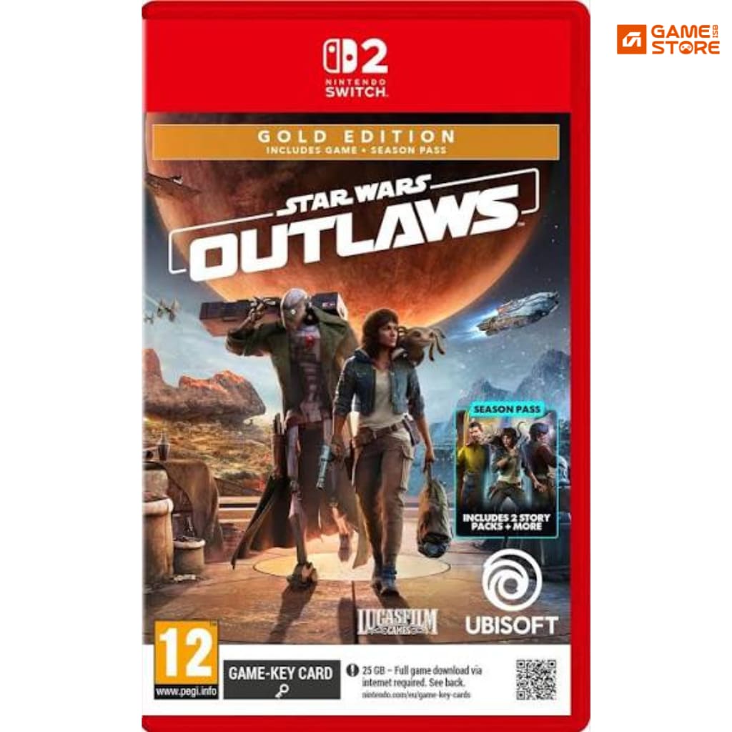 Star Wars Outlaws Nintendo Switch 2 game cover, adventure game price in Pakistan at Games E-Store