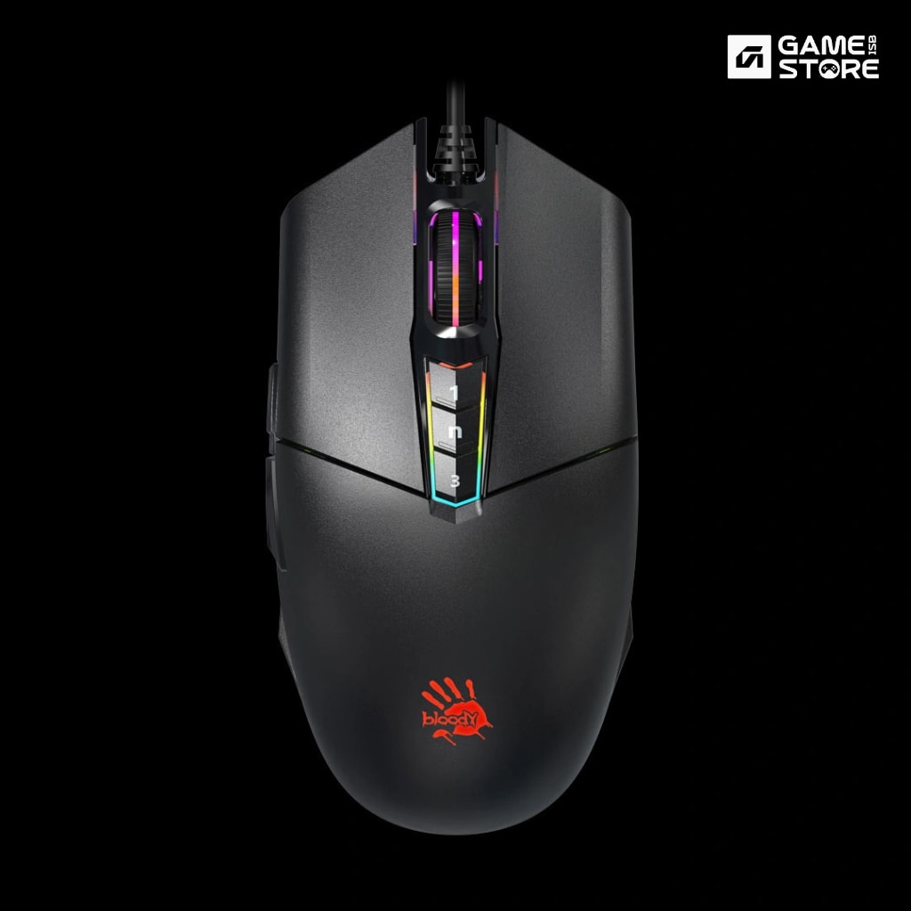 Bloody P91S RGB gaming mouse with weapon shift modes, affordable gaming mouse price in Pakistan