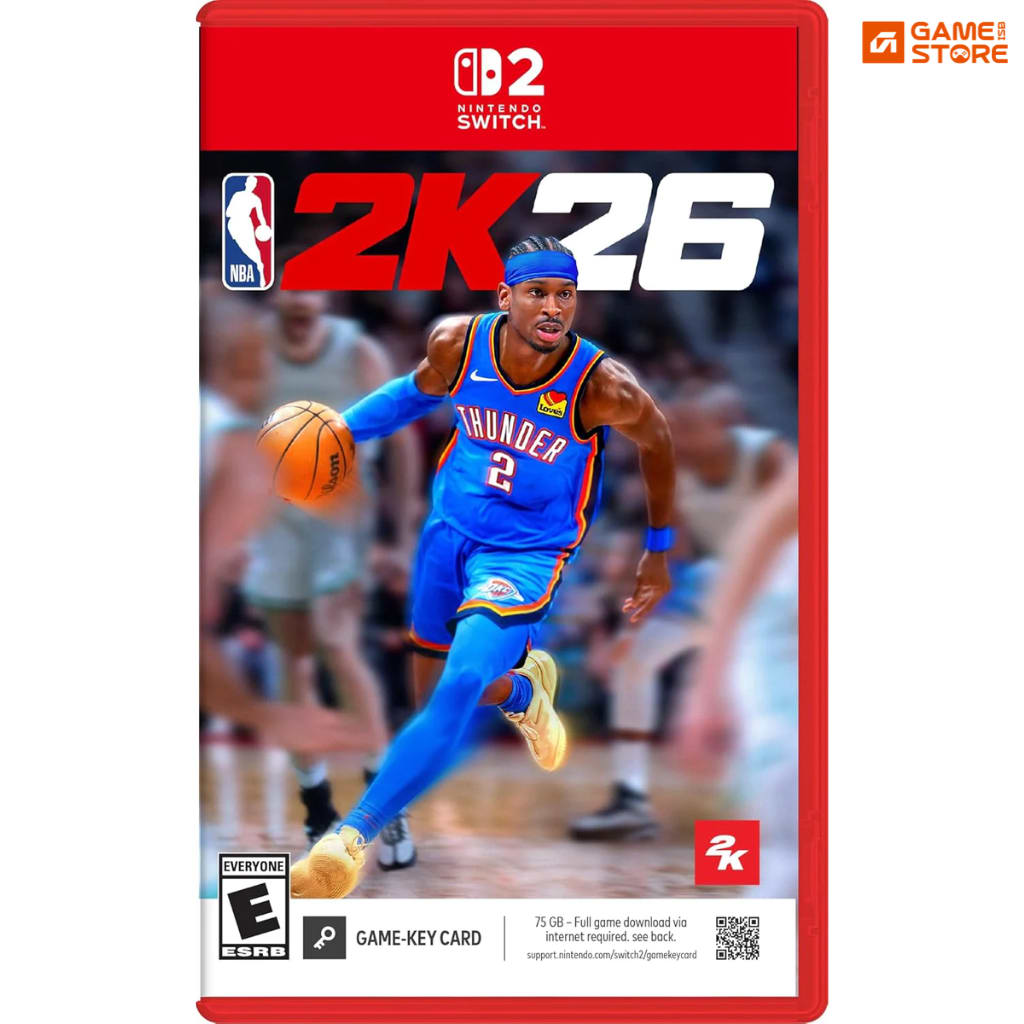 NBA 2K26 Nintendo Switch 2 game cover, basketball game price in Pakistan at Games E-Store