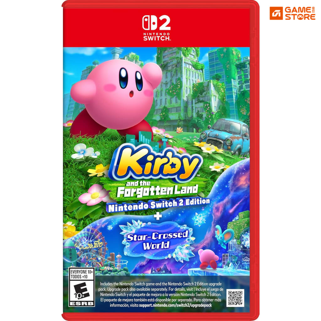 Kirby and the Forgotten Land Nintendo Switch 2 Edition cover, platform game price in Pakistan at Games E-Store