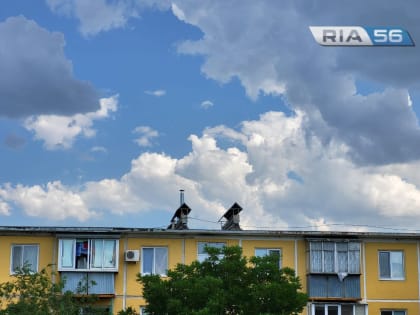 Оренбург освежила летняя гроза