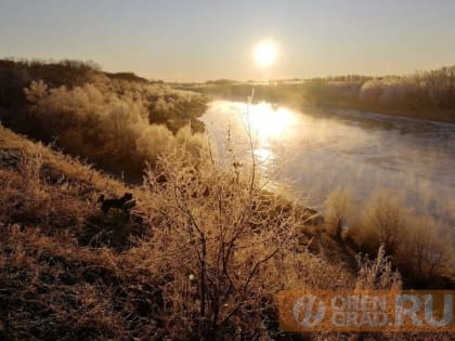 Морозная погода в Оренбуржье отступать пока не собирается