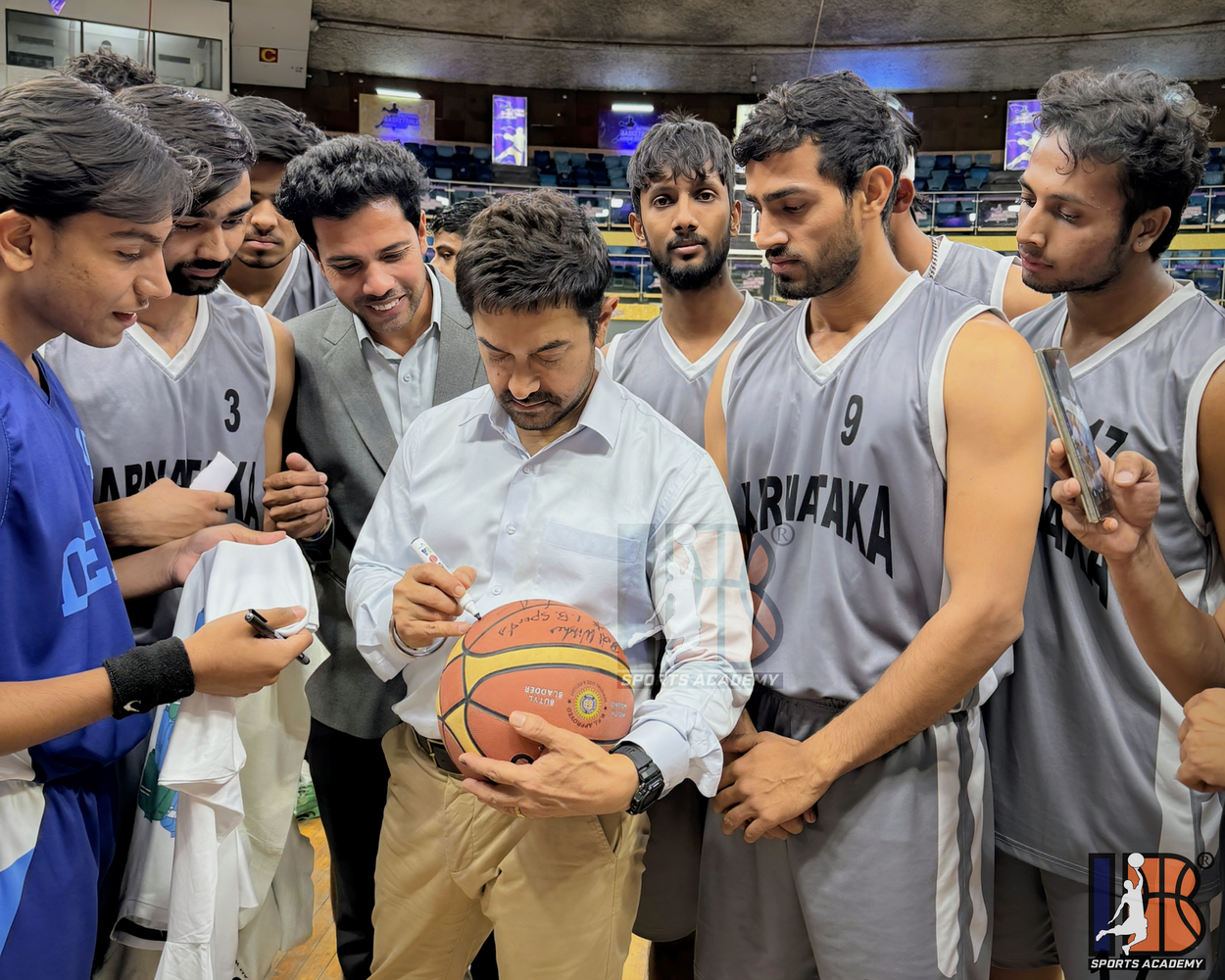 Aamir Khan Basketball Signing