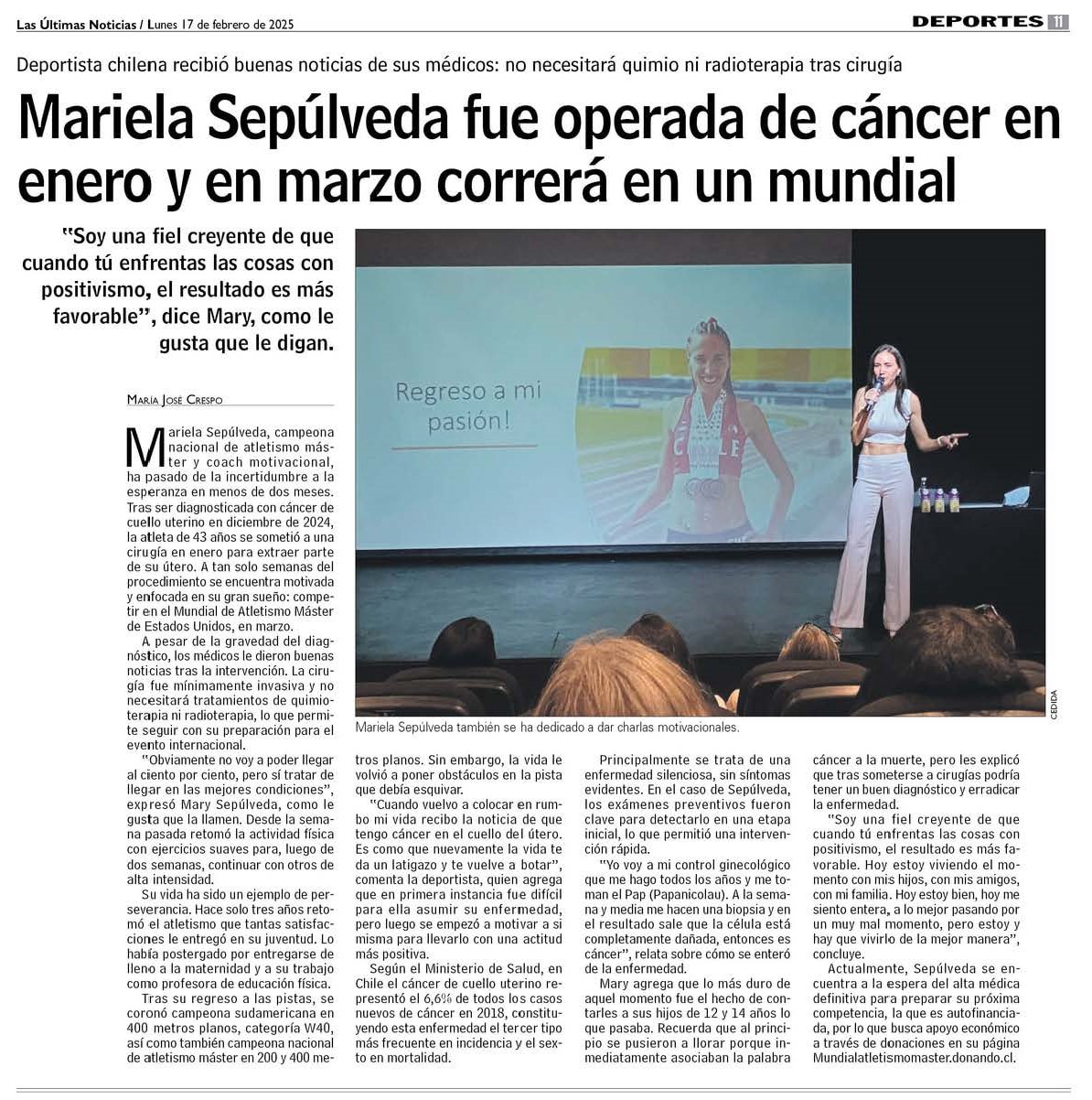 Regreso a su pasión