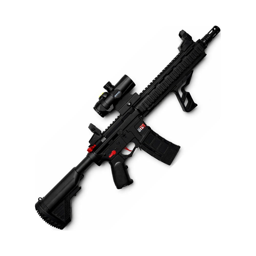Гель-бластер M416 75 см з барабаном на 500 кульок та підсвіткою