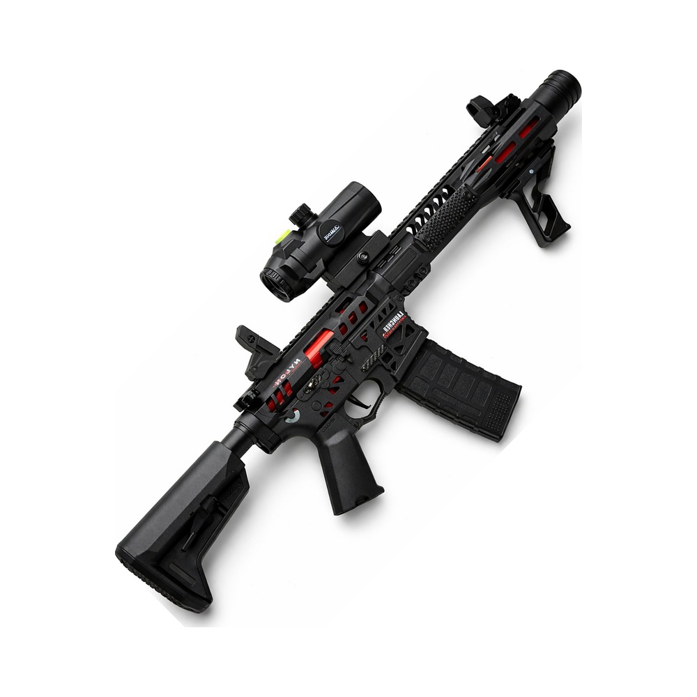 Гель-бластер M4 SLR 65 см с двойным коллиматорным прицелом
