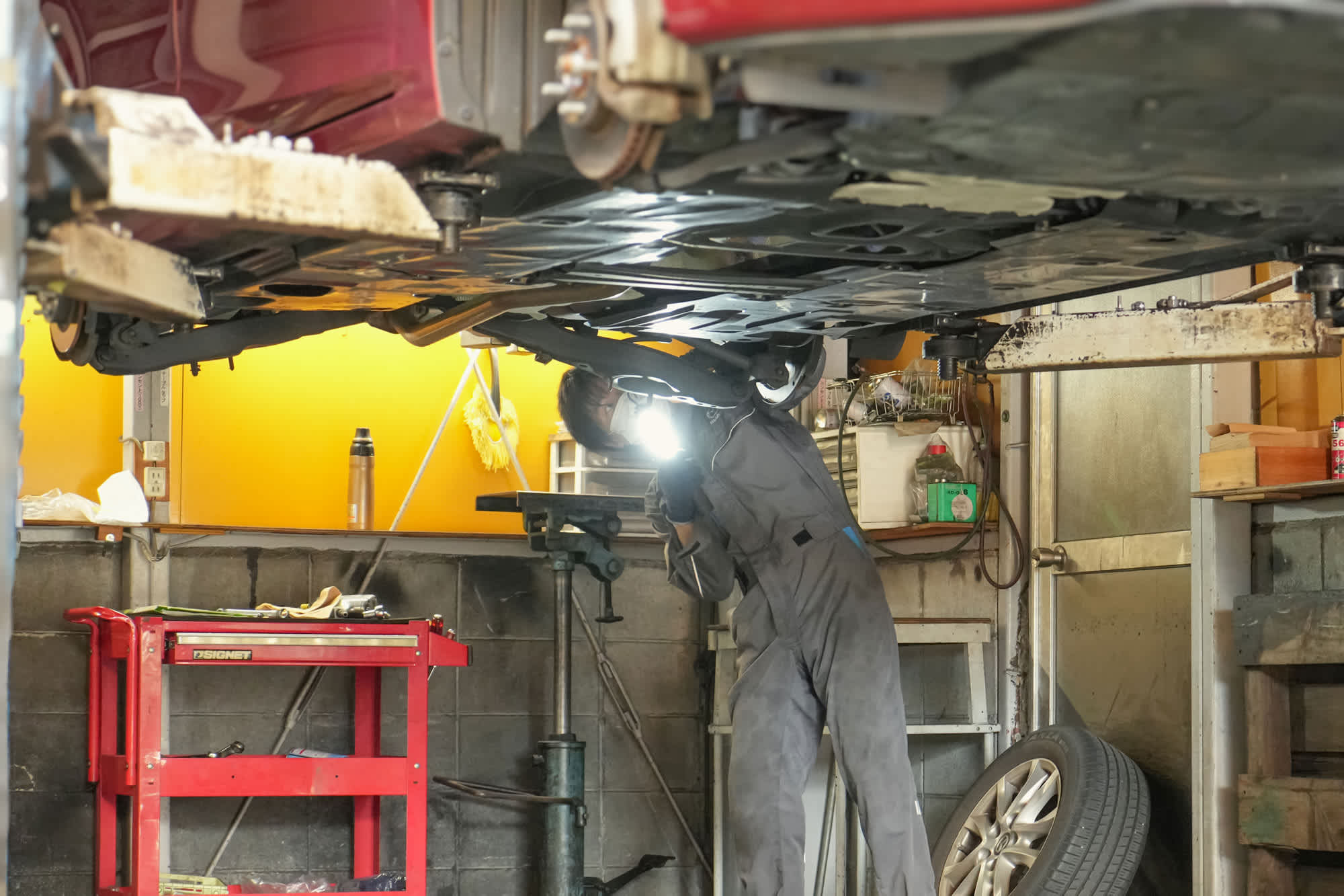 仕事中の写真④