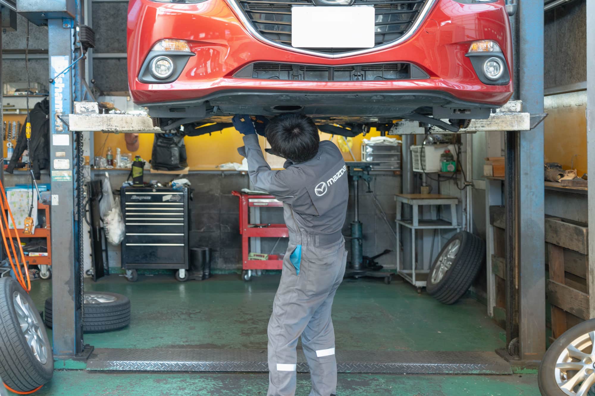 仕事中の写真②