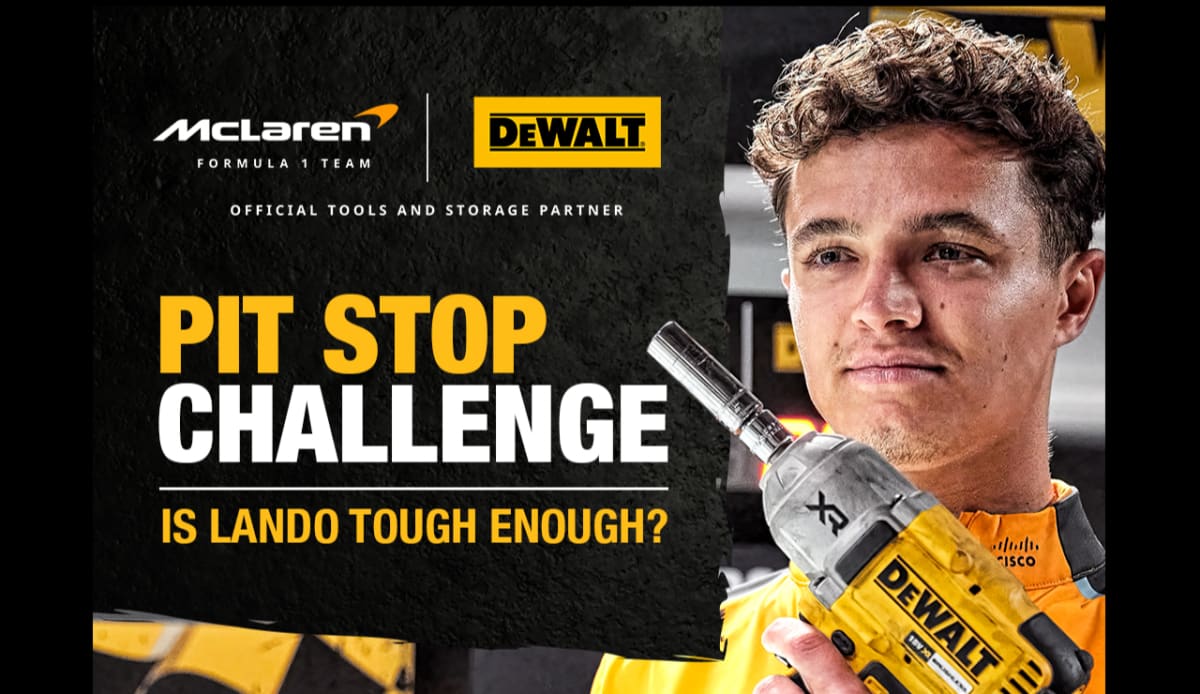 McLaren F1 DeWalt Pit Stop Challenge activation