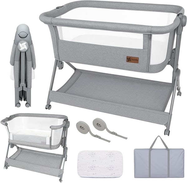 Minicuna Colecho Bebé Comfortly con Ruedas