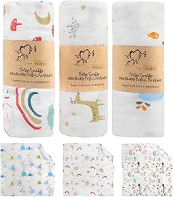 Mantas de muselina para envolver