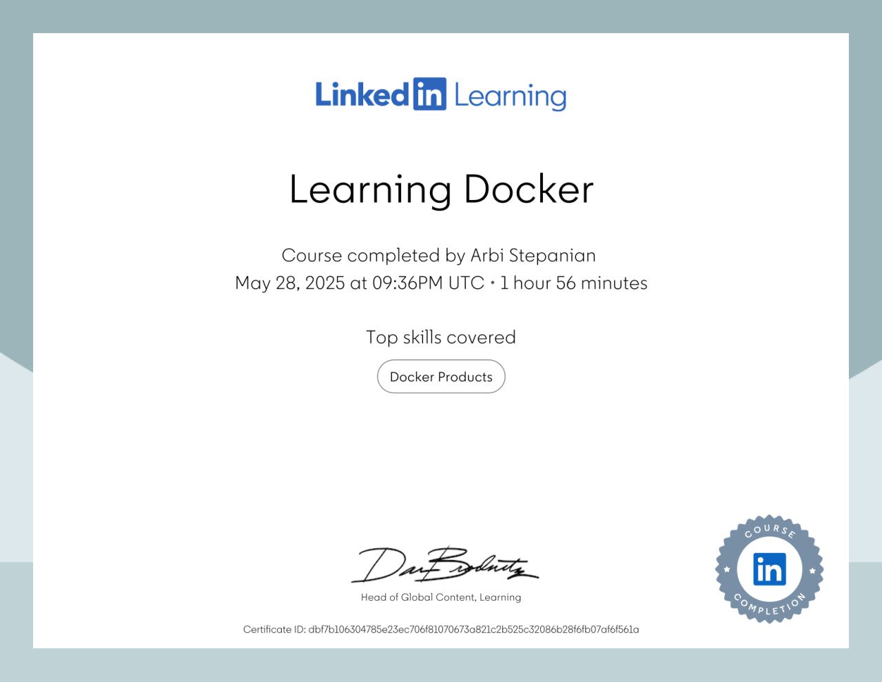 Learning Docker