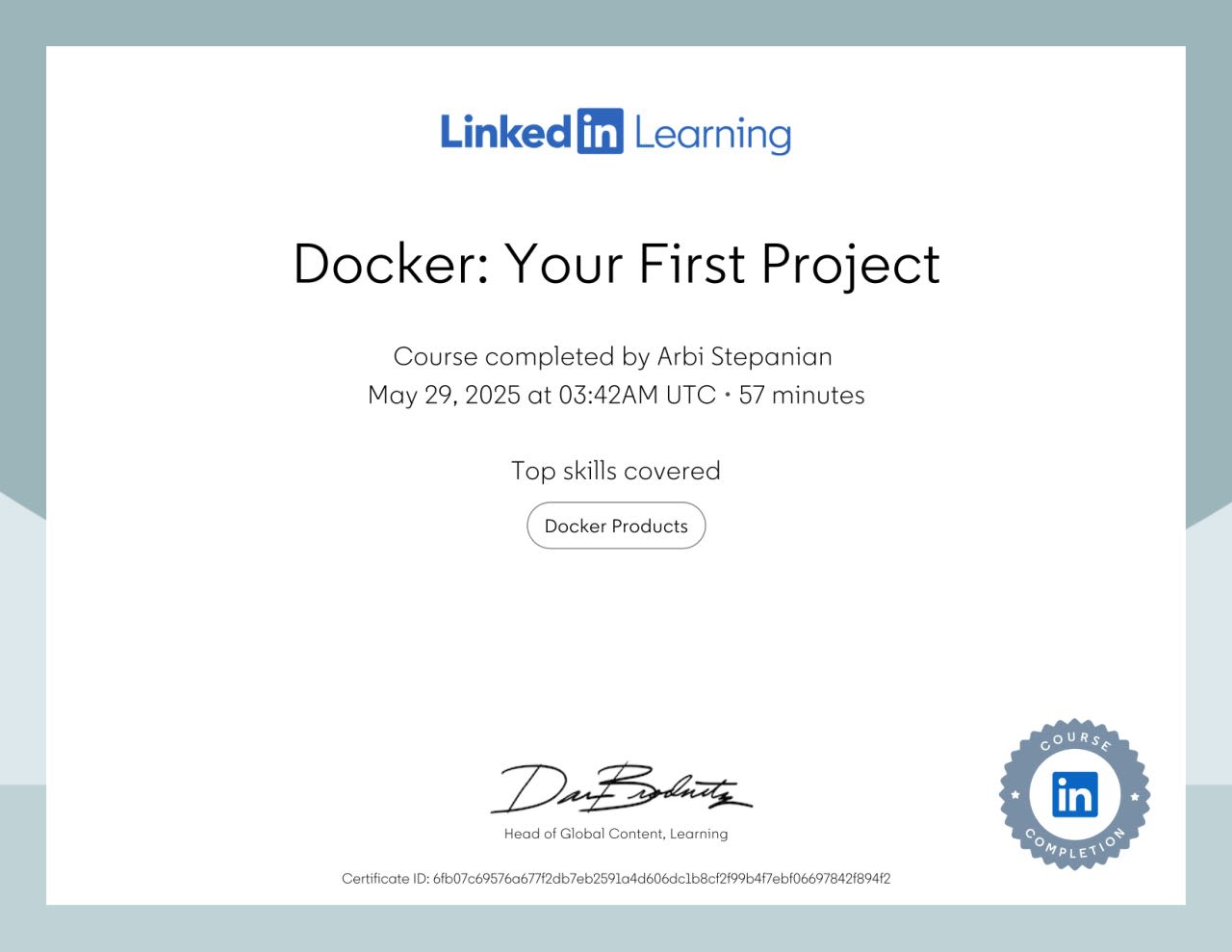 Docker: Your First Project