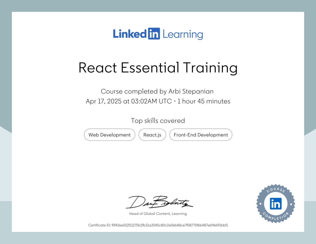 React Essential Training