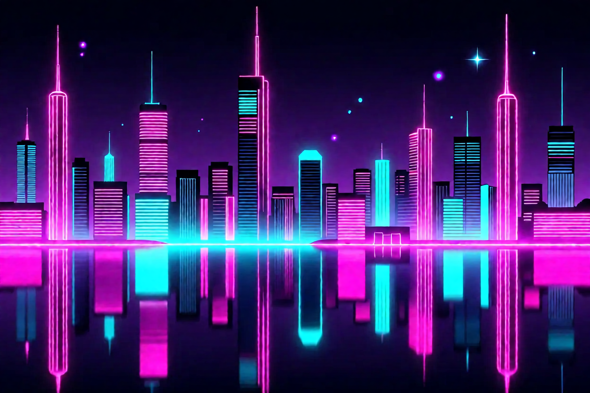 Landscape → cyberpunk