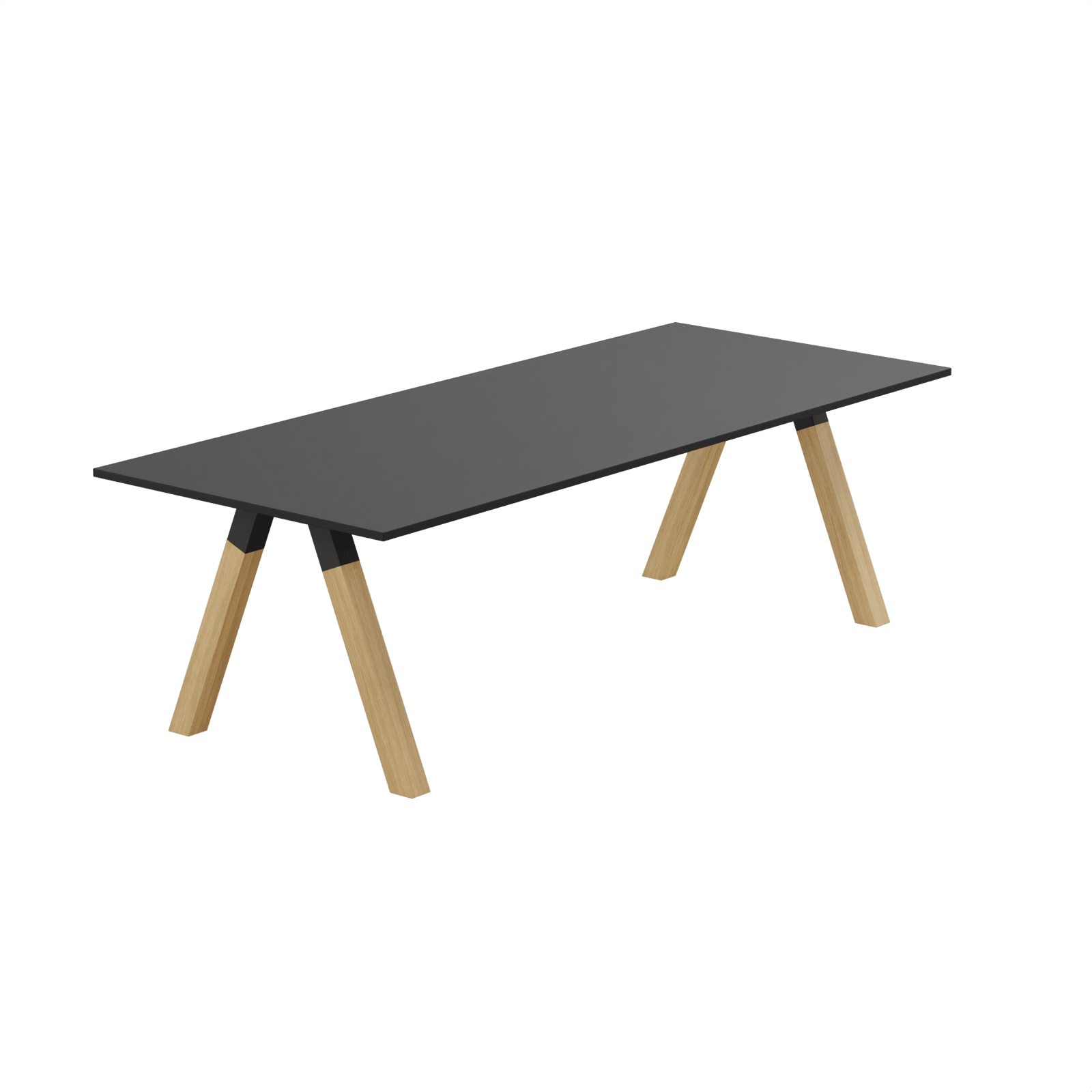 Frankie - Neuvottelupöytä puisilla A-jaloilla tuotekuva