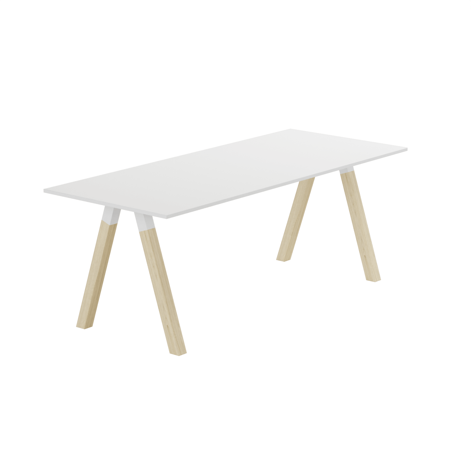 Frankie - Neuvottelupöytä puisilla A-jaloilla tuotekuva