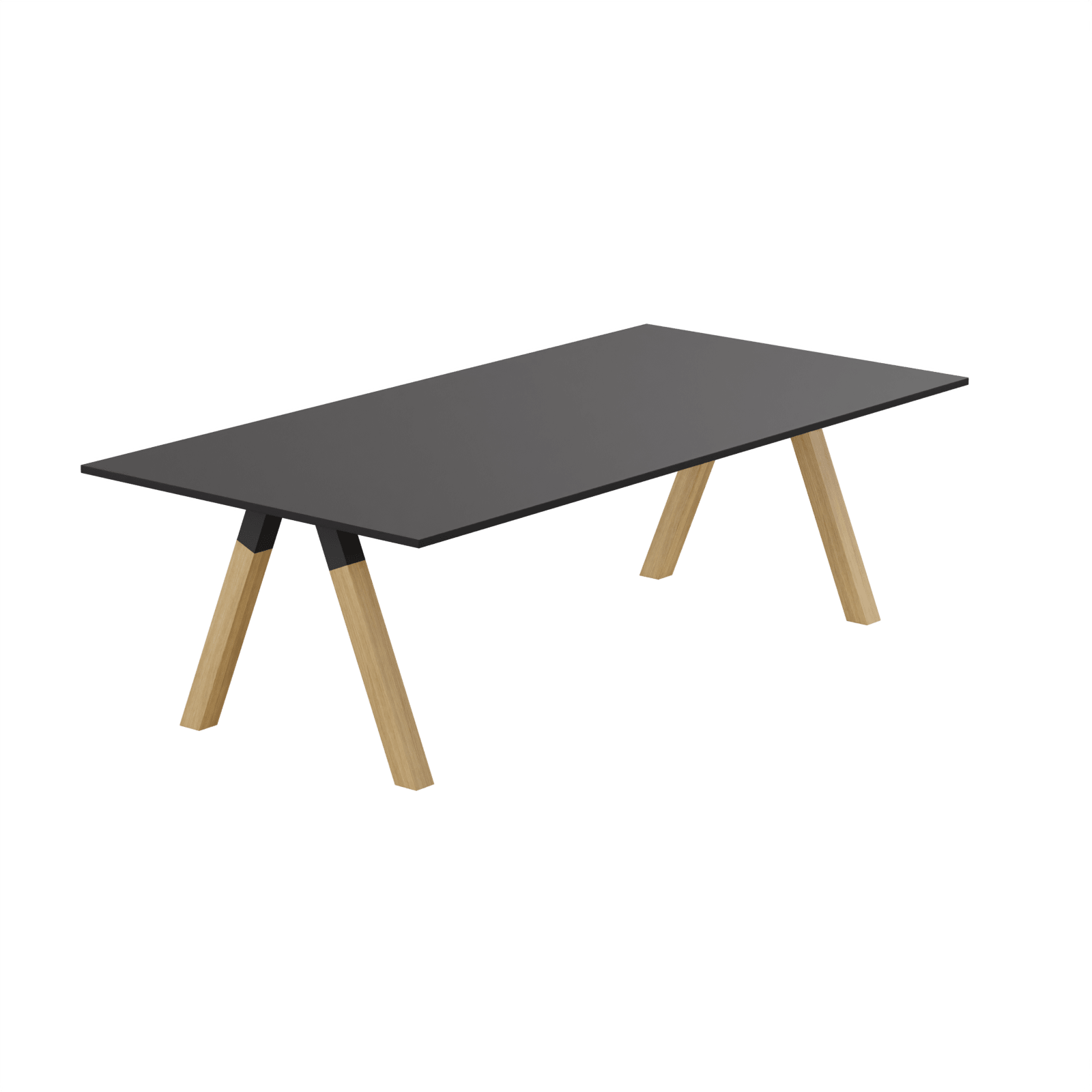 Frankie - Neuvottelupöytä puisilla A-jaloilla tuotekuva