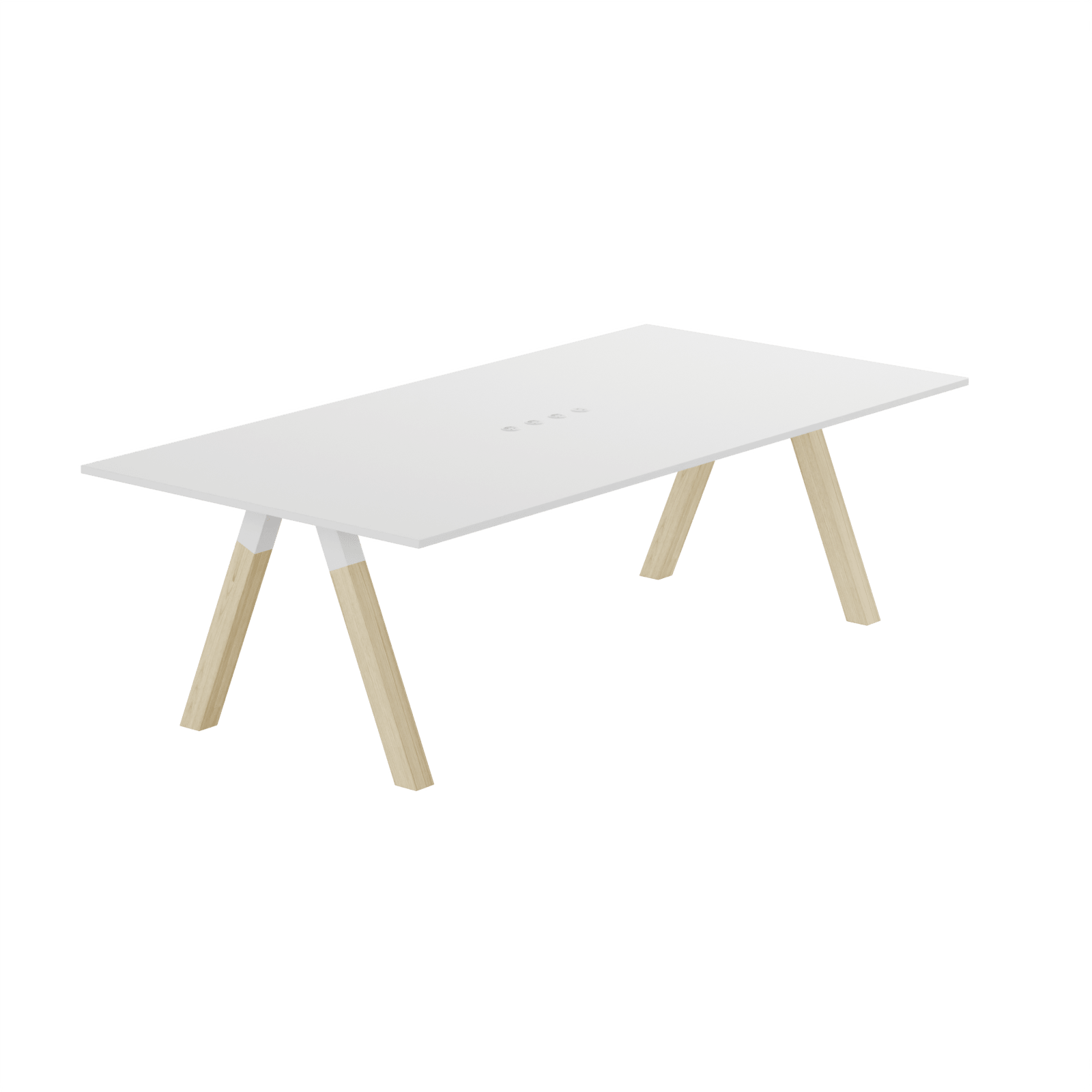 Frankie - Neuvottelupöytä puisilla A-jaloilla tuotekuva