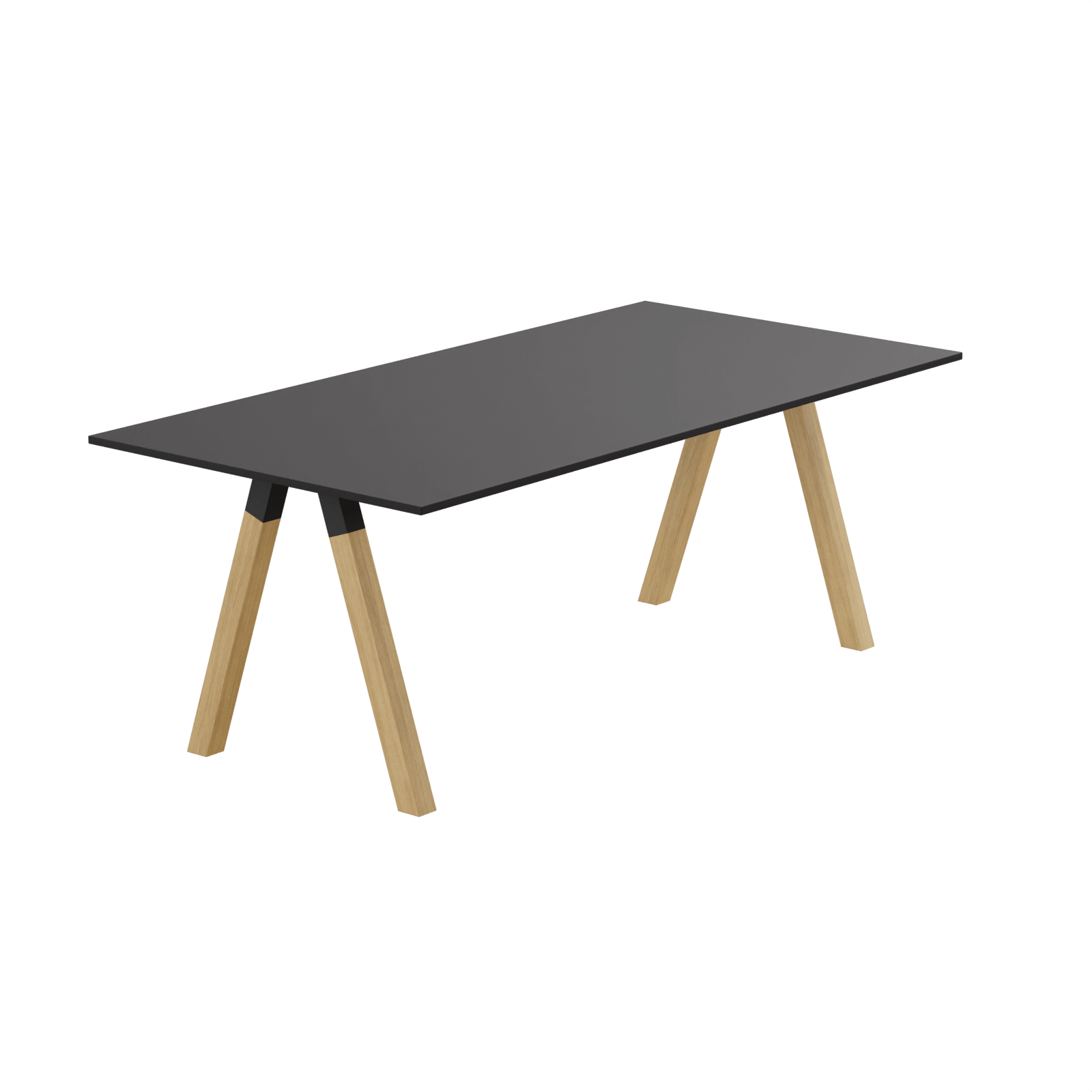 Frankie - Neuvottelupöytä puisilla A-jaloilla tuotekuva