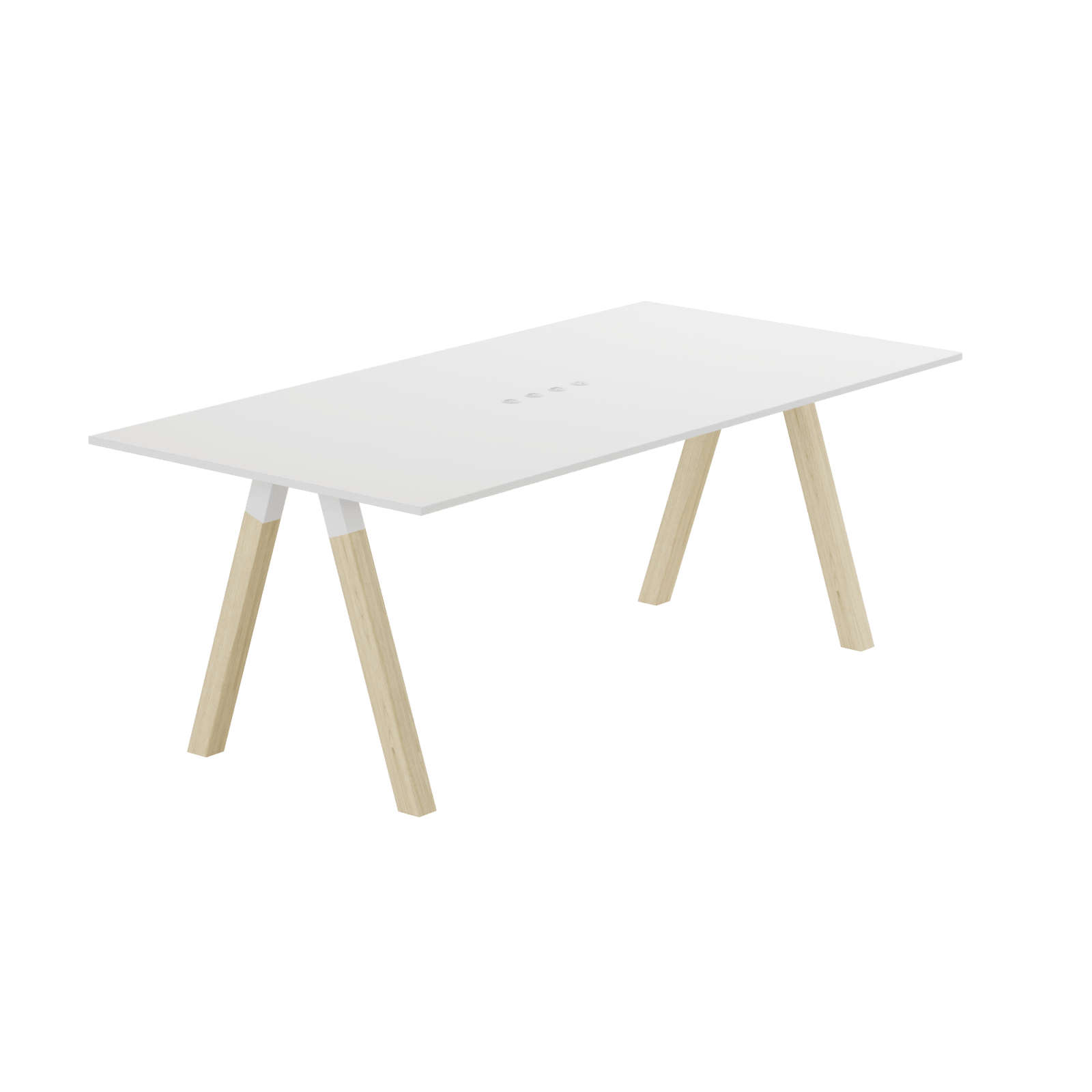 Frankie - Neuvottelupöytä puisilla A-jaloilla tuotekuva