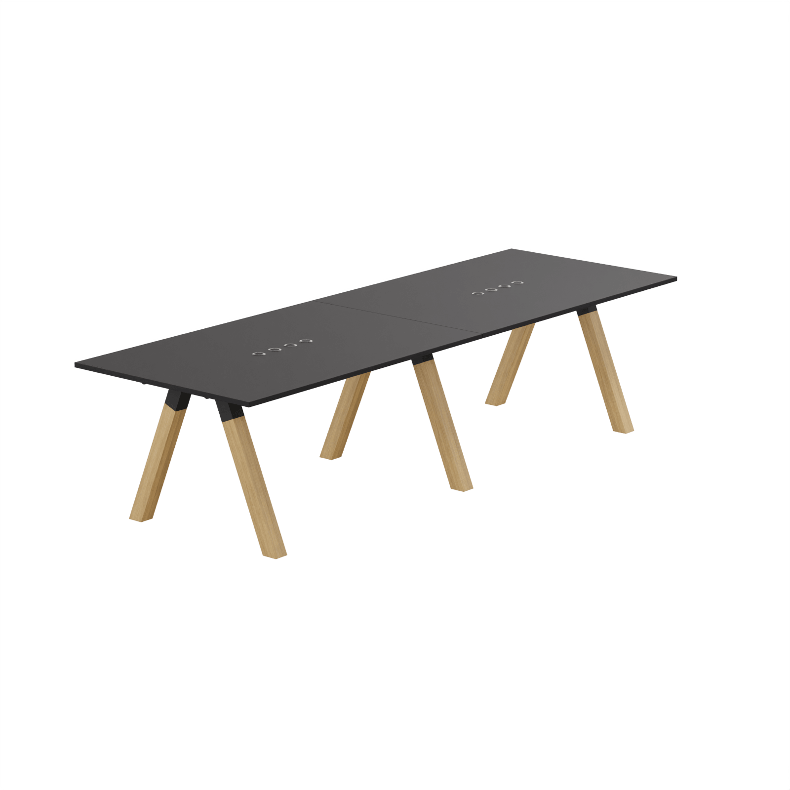 Frankie - Neuvottelupöytä puisilla A-jaloilla tuotekuva