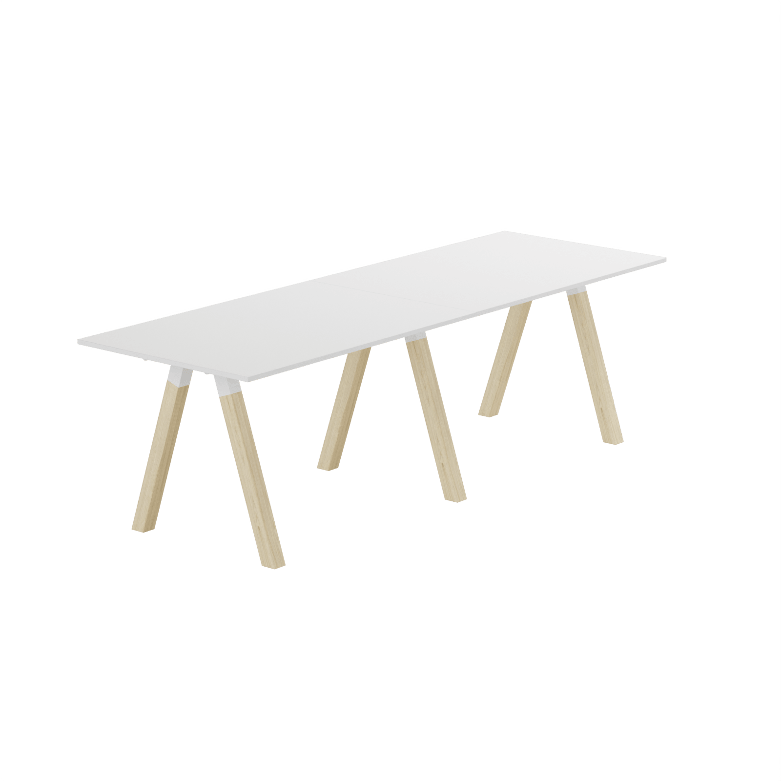 Frankie - Neuvottelupöytä puisilla A-jaloilla tuotekuva