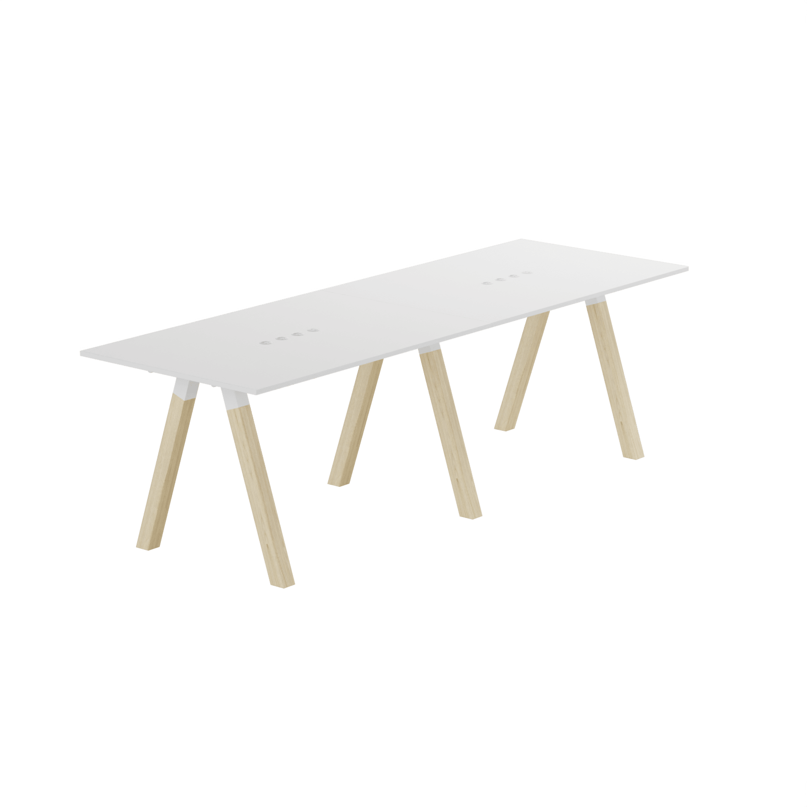 Frankie - Neuvottelupöytä puisilla A-jaloilla tuotekuva