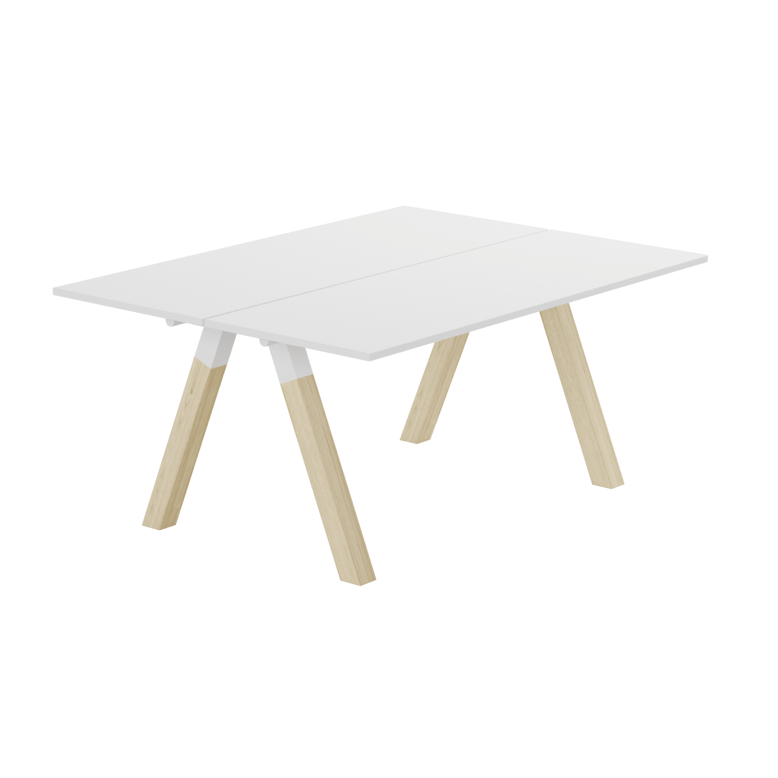 Frankie - Penkkipöytä puisilla A-jaloilla tuotekuva