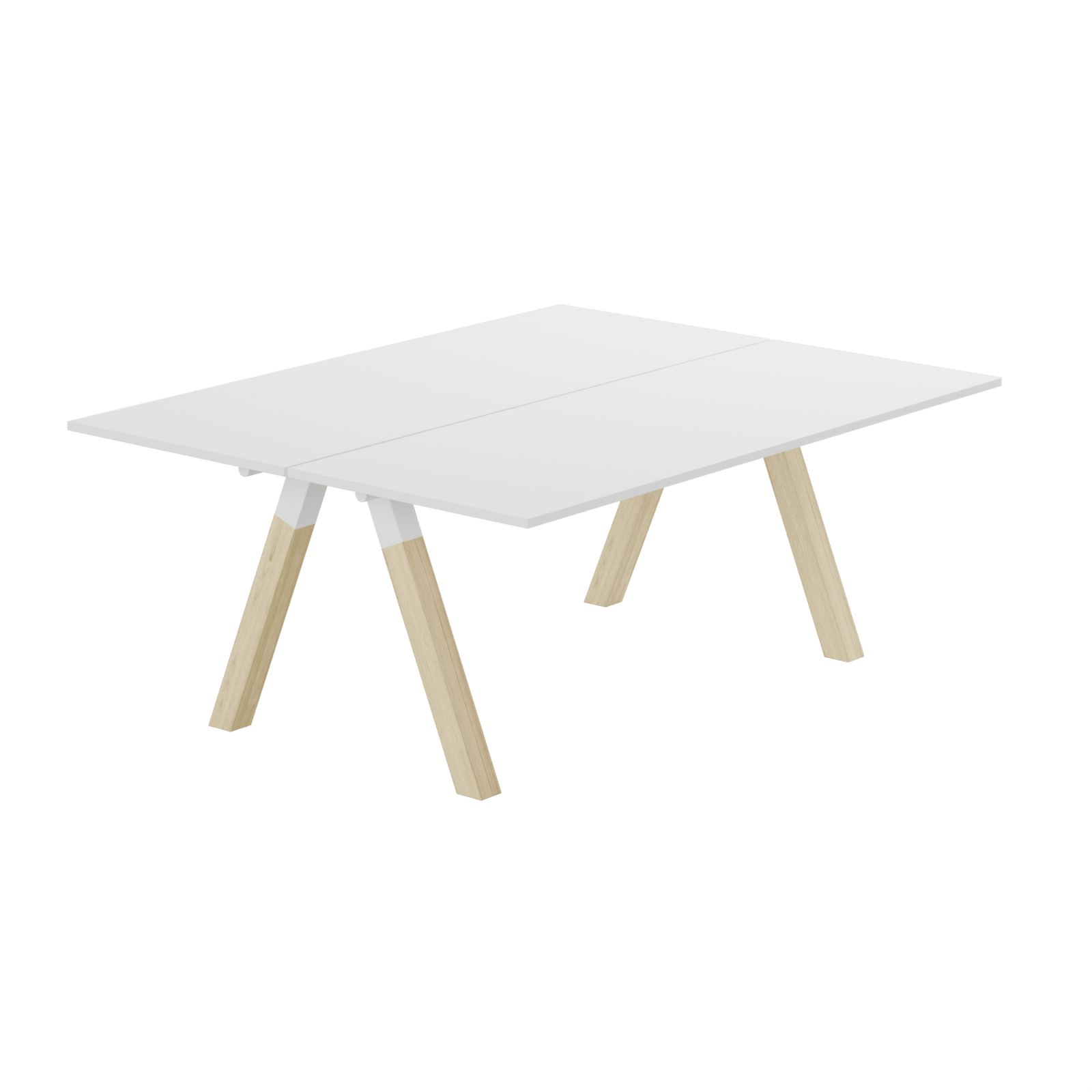 Frankie - Penkkipöytä puisilla A-jaloilla tuotekuva