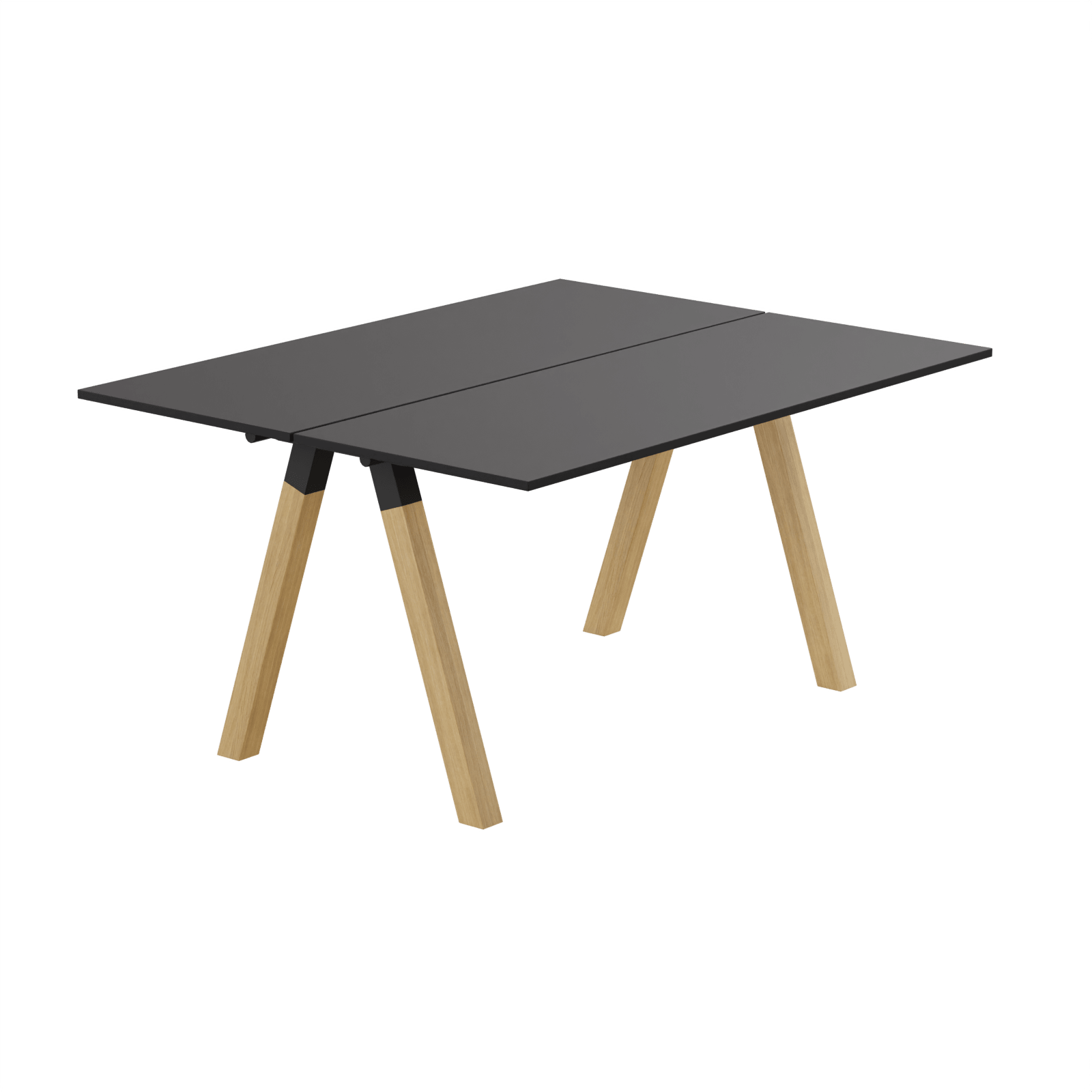 Frankie - Penkkipöytä puisilla A-jaloilla tuotekuva