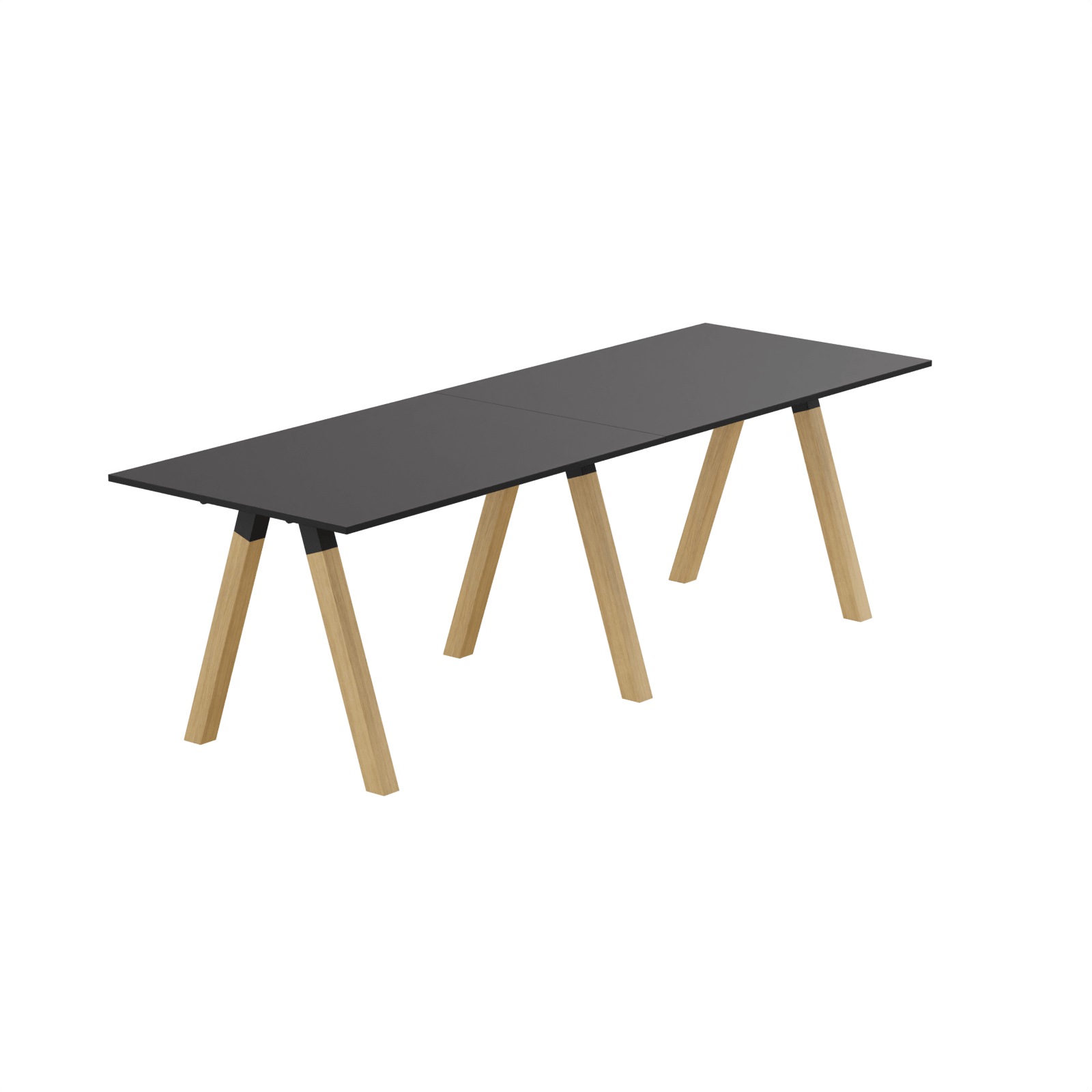 Frankie - Neuvottelupöytä puisilla A-jaloilla tuotekuva