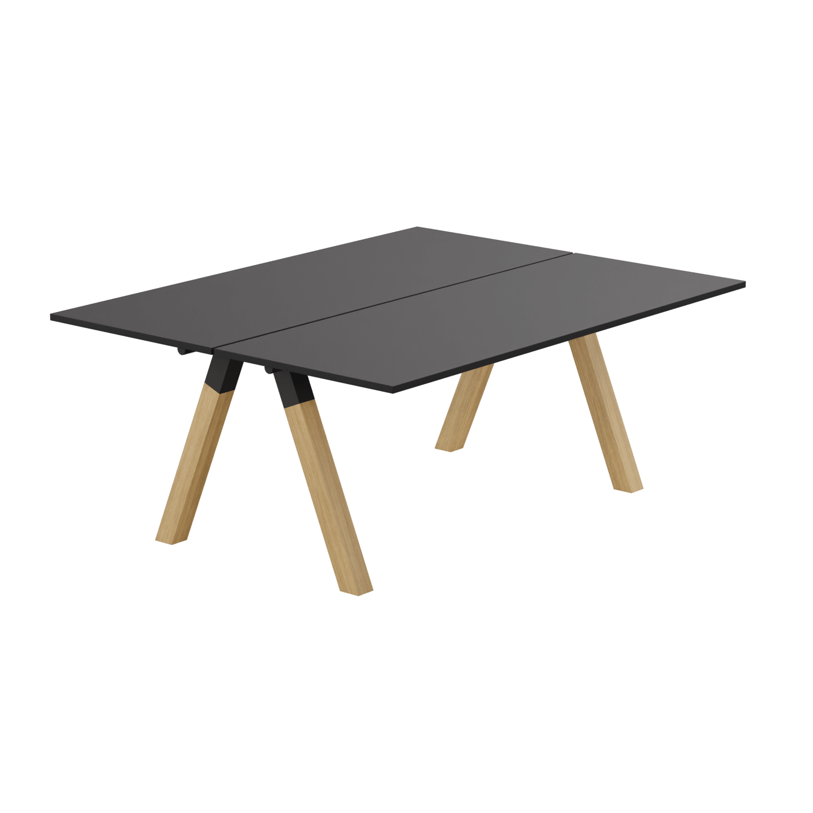 Frankie - Penkkipöytä puisilla A-jaloilla tuotekuva